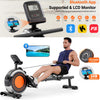Magnetic Rowing Machine Rower with LCD Monitor Home Gym Fitness Cardio Workout