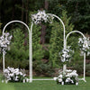 Wisfor 3PCS Wedding Arch Backdrop Stand Garden Floral Balloon Frame Party Decor