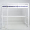 3FT Bunk Bed High Sleeper Solid Wood Bed Frame Slats Ladder Children Kids Single