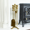Deluxe Traditional Companion Set "Lesingham House" Antique Brass