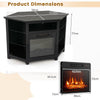 Fireplace TV Stand for TVs up to 50 Inches Electric Fireplace Insert LED Lights