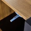 Storage Cabinet Sideboard with Drawers, Adjustable Shelves and Smart LED Lights