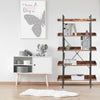 Rustic Wood Bookcase Bookshelf 5 Tier Industrial Storage Display Shelving Unit