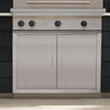 Outdoor Stainless Steel Flush Mount BBQ Access Door Kitchen Cabinet Double Doors