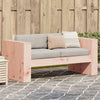 Garden Sofa 2-Seater - 134x60x62 Solid Wood Brown - Patio/Terrace L1L5