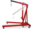 2 Ton Hydraulic Folding Engine Crane Hoist Lift Stand 2000kg Garage Workshop Red