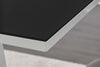 Giovani 4 Black White High Gloss Glass Dining Table