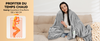 Heated Blanket Electric Blanket, Soft Flannel Electric Throw (130x160CM) - GREY