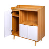 Wooden Sideboard Cabinet Cupboard Kitchen Dining Storage Furniture With 2 Doors