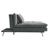 Luxury Upholstered 3 Seater Convertible Sofa Bed Recliner Sleeper Chaise Lounger