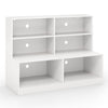 Modern 6-Cube Storage Organizer with 2 Anti-tipping Kits-White