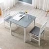 Classic Solid Wooden Dining Table and 4 or 2 Chairs Set Kitchen Home
