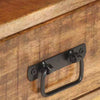 Industrial Style TV Unit Stand Media Lowboard Cabinet Vintage Storage Solid Wood