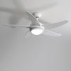 3/4/5 Blades Ceiling Fan & LED Lights Reversible Motor 52" Cooling Fan Lighting