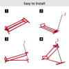 Lawn Mowers Stand Folding Lift Adjustable Tractors Maintenance Lift w/Hand Crank