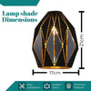 Modern Light Shades - Ceiling Lights Easy Fit | Light Shades Ceiling, Lamp Shade
