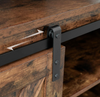 Large TV Stand Industrial Storage Sideboard Vintage Rustic Metal Media Cabinet