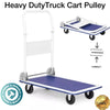 150KG Folding Platform Trolley Truck Sack Transport Heavy Duty Flat Bed Cart