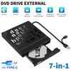 Slim External USB 3.0 DVD CD RW Writer Drive Burner Reader Player For Laptop PC