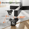TV Stand on Wheels for 32-85 Inch Screens up to 60kg, Height Adjustable Rolling