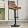 1/2/3/4x Bar Stools Adjustable Breakfast Kitchen Stools Velvet Swivel Gas Lift