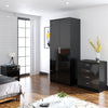 Modern High Gloss Chest of Drawer Hallway Storage 4 Drawers Bedroom Furniture UK