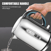 2200W 1.7L Electric Kettle Quiet Fast Boil Stainless Steel Jug Overheat Protect