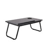 Folding Laptop Bed Tray Table Portable Lap Desk Notebook Breakfast w/ Cup Slot