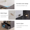 Lift Top Coffee Table with 2 Drawers, Shelf Storage Hydraulic Tea Table Desk