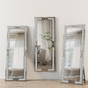 Crushed Diamond Full-Length Mirror Crystal Dressing Silver Sparkly Floor Stand