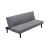 Grey Fabric 3 Seater Sofa Bed Recliner Sleeper Sofa Living Guest Room Sofabed