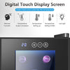 33L Freestanding Wine Fridge with Temperature Control, LED Light, 12 Bottles UK