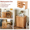 Folding Sewing Table 2 IN 1 Rolling Craft Table Home Office Desk Workstation UK
