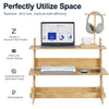 Standing up Monitor Stand Desk Converter PC Laptop Rack Adjustable Height