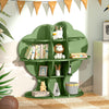 Green Bookshelf Storage Shelf For Children's Reading Room Open Storage Modern