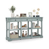 Retro Console Table 146cm Long Rectangular Entryway Sofa Table with Storage