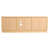 Modern 62 Inches Wooden TV Stand w/6 Storage Compartments TV Cabinet Table