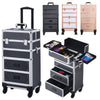 Rolling 4 in 1 Makeup Trolley Beauty Trolley Case w/Drawers Hairdressing Case