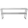 Catering Stainless Steel Table Commercial Overshelf Kitchen Prep Bench Shelves