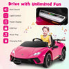 Toddlers 12V Ride On Toy Car Electric Vehicles with Remote Control-Pink
