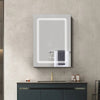 Tricolor LED Dimmable Bathroom Mirror Cabinet with Shaver Socket/Switch/Demister