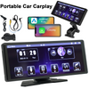10.36" Touch Screen Portable Car Radio Wireless Apple CarPlay Android Auto BT FM