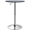 Tall Bistro Pub Bar Table Unit Home Kitchen Dining Cafe Desk Swivel Tabletop