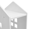 360° Rotary Bookshelf 4 Tier Display Castle Rack Standing Bookcase Storage Shelf