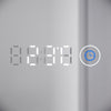 Bathroom Mirror With LED Lights / Shaver Socket / Demister Pad/ Clock 1000x600mm