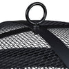 Neo Black Outdoor Heater Fire Pit Bowl Garden Patio Grate Lid Poker BBQ