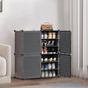 Shoe Rack Shoe Storage Cabinet Shelf Unit Dustproof Door Hallway Stand Organiser