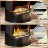 Bioethanol Fire, 22" Freestanding Ethanol Fireplace Stove, 3 Hours Burn