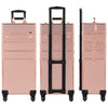 4 in 1 Large Makeup/Cosmetic/Hairdressing/Vanity/Beauty Storage Case Box Trolley