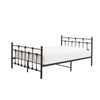 Strong Metal Bed Frame 4ft 4ft6 Double Size Solid Bedstead Base +MATTRESS